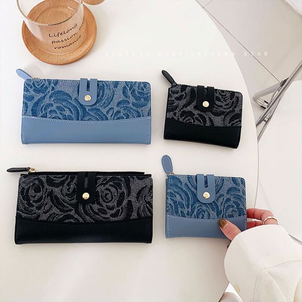 Sales factory women handbag 2 colors multifunctional folding short clutch bag sweet cowboy pattern womens wallets small fresh printed long wallets 288#, Blue
Sales factory women handbag 2 colors multifunctional folding short clutch bag sweet cowboy pattern womens wallets small fresh printed long wallets 288#, Blue