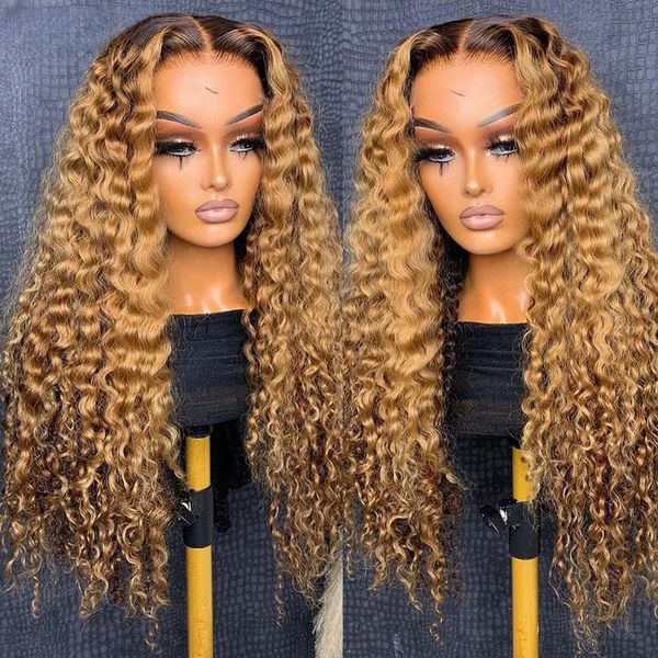 13X4 Water Glueless Wave Lace Frontal Wig Highlight Honey Blonde Brown Curly Human Hair Wigs Pre Plucked Synthetic Lace Wigs for Women s s, Black
13X4 Water Glueless Wave Lace Frontal Wig Highlight Honey Blonde Brown Curly Human Hair Wigs Pre Plucked Synthetic Lace Wigs for Women s s, Black