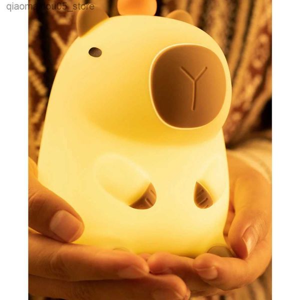 Silicone LED Capybara Night Light for Kids, Touch Sensor Nursery Lamp, Unique Birthday Gift
Silicone LED Capybara Night Light for Kids, Touch Sensor Nursery Lamp, Unique Birthday Gift
