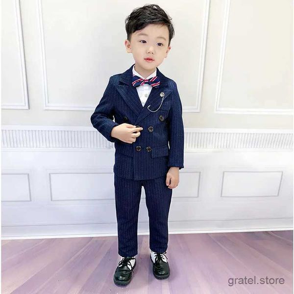Suits Boys Double Breasted Jacket+pants 2pcs Clothing Set Gentleman Kids Blazer Wedding Suit Children Performance Birthday Dress, White
Suits Boys Double Breasted Jacket+pants 2pcs Clothing Set Gentleman Kids Blazer Wedding Suit Children Performance Birthday Dress, White
