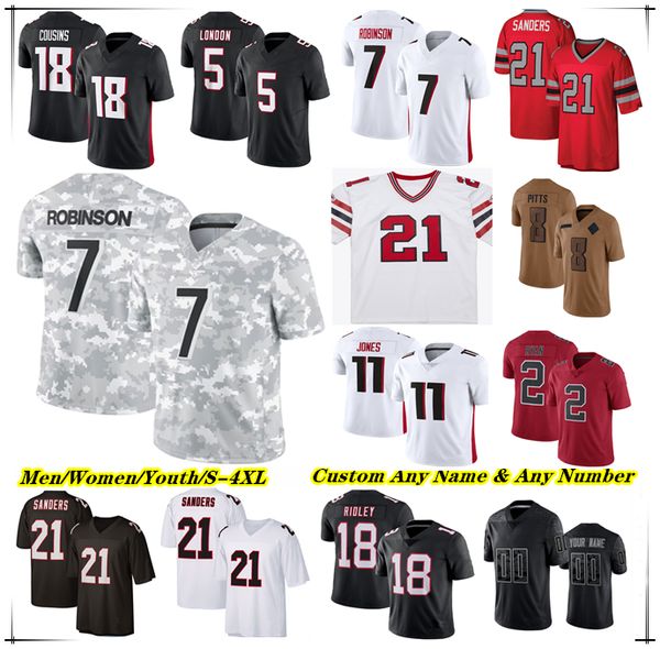 Bijan Robinson American Football Jersey Kirk Cousins Tyler Allgeier Darnell Mooney Drake London Kyle Pitts Ray-Ray McCloud III Kaden Elliss Troy Andersen Jarrett 4X, Men retro white style
Bijan Robinson American Football Jersey Kirk Cousins Tyler Allgeier Darnell Mooney Drake London Kyle Pitts Ray-Ray McCloud III Kaden Elliss Troy Andersen Jarrett 4X, Men retro white style