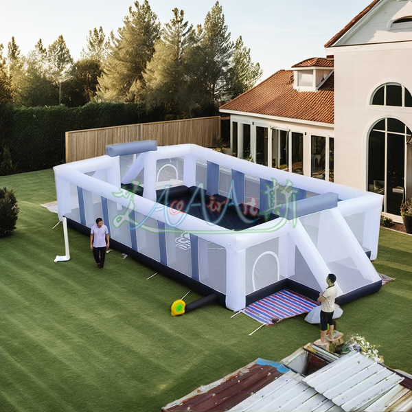 Sports Inflatable Football Pitch Football Court Arena Inflatable Arena Custom Inflatable Soccer Field With Cover