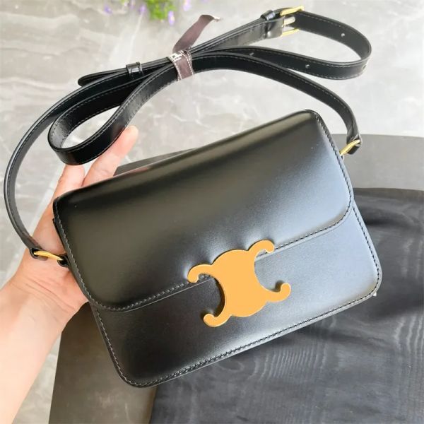 

Vintage teen triomphes crossbody totes bag Womens classic flap satchel Clutch Designer bag Mens small Luxury handbag Shoulder Underarm saddl, Blue