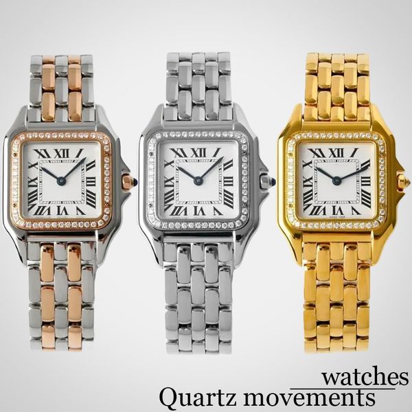 Designer watch Women's watches Gold Watches Movement watches High quality quartz movement 22 or 27 mm size Diamond dial Sapphire fashions classic Luxury Woman Watch, Regulator
Designer watch Women's watches Gold Watches Movement watches High quality quartz movement 22 or 27 mm size Diamond dial Sapphire fashions classic Luxury Woman Watch, Regulator