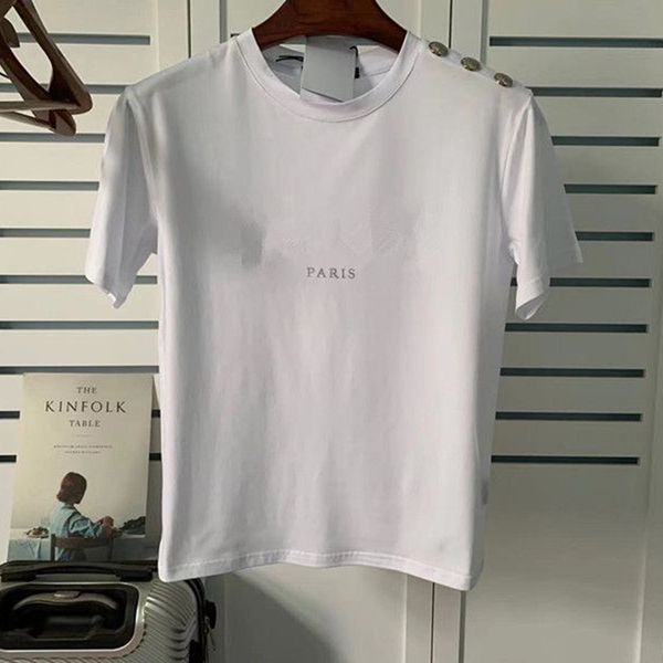 Woman for Men Tshirt with Gold Button Short Sleeve Crew Neck Cotton Letter Oversized T Shirt Man Designer Hip Hop Asian Size
Woman for Men Tshirt with Gold Button Short Sleeve Crew Neck Cotton Letter Oversized T Shirt Man Designer Hip Hop Asian Size