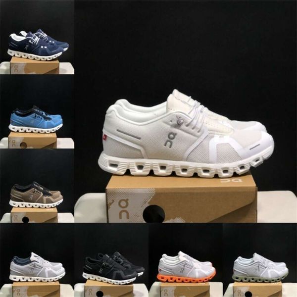 

Cloud 5 Designer Running Shoes All Black Undyed Pearl White Flame Oncoluds 5 Surf Cobble Glacier Grey Mens Womens Trainer Sneaker Size 36-45, 12_a