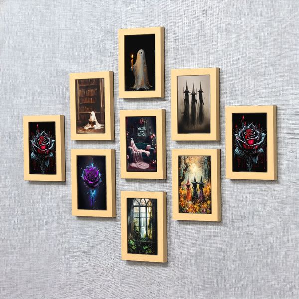 1Pc Wooden Framed Canvas Poster, Beautiful witches party among wild flowers, Halloween gifts, Creative Waterproof Canvas Posters, Bedroom
1Pc Wooden Framed Canvas Poster, Beautiful witches party among wild flowers, Halloween gifts, Creative Waterproof Canvas Posters, Bedroom