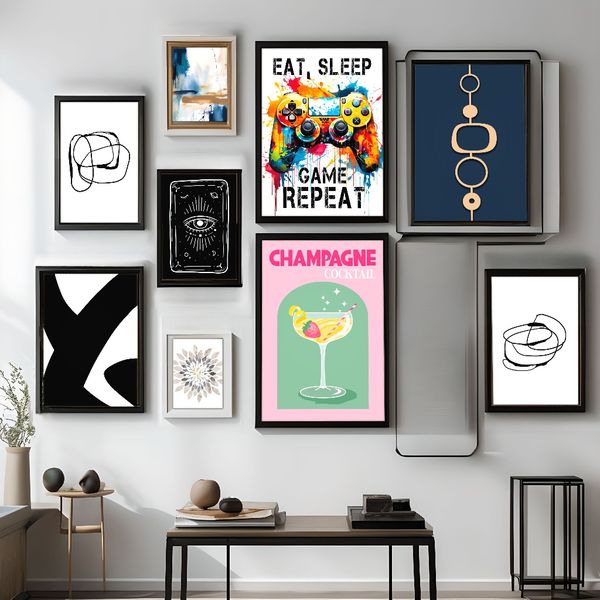 Framed Set of 3 Painting Prints, Mid-century modern wall decor, abstract vintage wall art, geometric minimalist wall decor, boho style
Framed Set of 3 Painting Prints, Mid-century modern wall decor, abstract vintage wall art, geometric minimalist wall decor, boho style