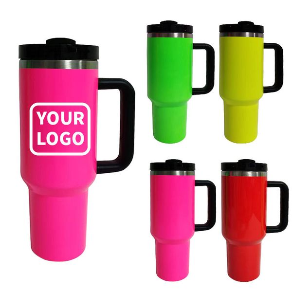 40oz Reusable Fluorescent Paint Tumblers with Handle and Straw Stainless Steel Insulated Travel Mug Tumbler WLL2271, Brown
40oz Reusable Fluorescent Paint Tumblers with Handle and Straw Stainless Steel Insulated Travel Mug Tumbler WLL2271, Brown
