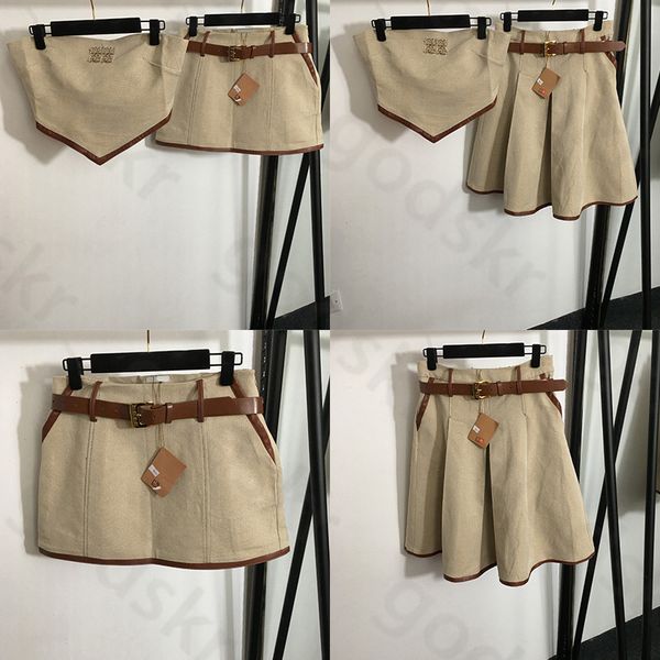 Patchwork Leather Mini Skirt Womens Embroidery Leather Belt Package Hip Skirt Sexy Designer Crop Tops 2 Pice Dress, Apricot-20242271
Patchwork Leather Mini Skirt Womens Embroidery Leather Belt Package Hip Skirt Sexy Designer Crop Tops 2 Pice Dress, Apricot-20242271