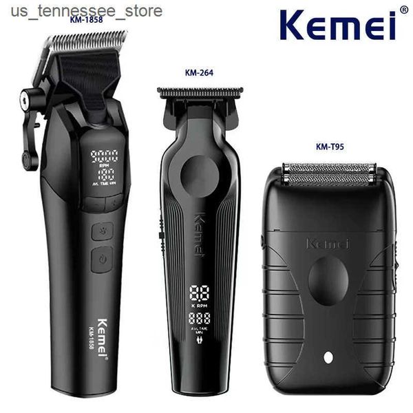KM-1858 9000RPM 10W Hair Clipper KM-264 Rechargeable Electric Trimmer KM-T95 Shaver For Men Barber Clippers Kit J241119
KM-1858 9000RPM 10W Hair Clipper KM-264 Rechargeable Electric Trimmer KM-T95 Shaver For Men Barber Clippers Kit J241119