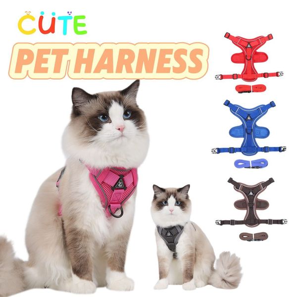 Dog Harness For Big Pet Collar Vest Fashion Chest Strap Reflective And Breathable Cat Walking Rope Dog Rope Cat Leash, Dark blue
Dog Harness For Big Pet Collar Vest Fashion Chest Strap Reflective And Breathable Cat Walking Rope Dog Rope Cat Leash, Dark blue