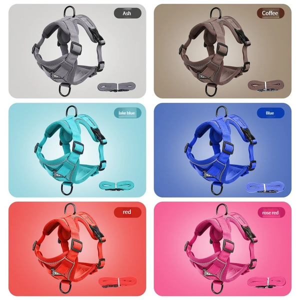 Dog Harness for Big Dog Vest Fashion Chest Strap Reflective and Breathable Cat Walking Rope Dog Rope Cat Harness, Red
Dog Harness for Big Dog Vest Fashion Chest Strap Reflective and Breathable Cat Walking Rope Dog Rope Cat Harness, Red