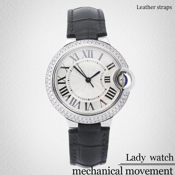 lady watch pink strap Stainless Steel high quality movement Watches 33 36 42mm Balloom Sizes fashions Women's Watches, #2 silver strap
lady watch pink strap Stainless Steel high quality movement Watches 33 36 42mm Balloom Sizes fashions Women's Watches, #2 silver strap