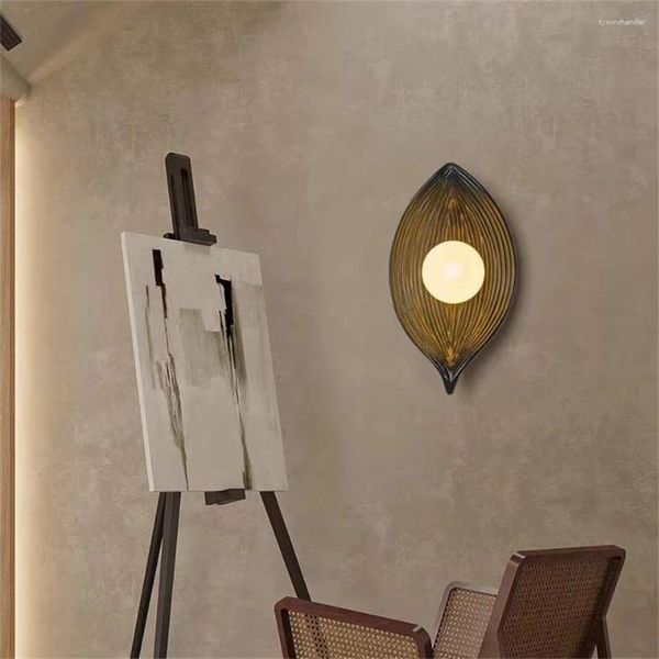 Lamps Wall LED Lamp Nordic Leaf Resin Light Living Room Sconces Corridor Porch Background Home Decor Lighting Luminaria ing
Lamps Wall LED Lamp Nordic Leaf Resin Light Living Room Sconces Corridor Porch Background Home Decor Lighting Luminaria ing