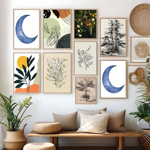 3 pieces Wooden Framed Canvas Poster Antique Tree Drawings,Botanical Art, Farmhouse Art Creative Waterproof Canvas Posters, Bedroom
3 pieces Wooden Framed Canvas Poster Antique Tree Drawings,Botanical Art, Farmhouse Art Creative Waterproof Canvas Posters, Bedroom