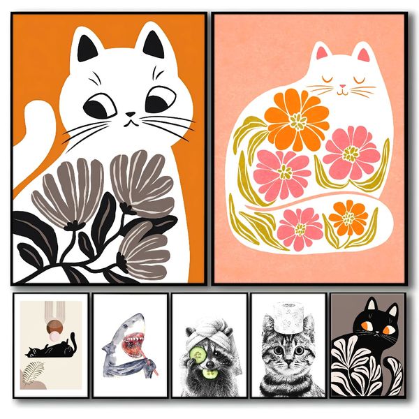 3 pieces Wooden Framed Canvas Poster Cat, bubble gum, cute cat animals, Creative Waterproof Canvas Posters, Bedroom, Office, Living Room 
3 pieces Wooden Framed Canvas Poster Cat, bubble gum, cute cat animals, Creative Waterproof Canvas Posters, Bedroom, Office, Living Room