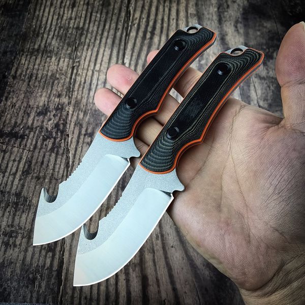 Fixed Blade BM 15018 Knife 9C13Mov Blade Two-tone G10 Handle Outdoor Camping Hunting Pocket Tactical EDC Knife Cowhide Sheath Hidden Canyon Hunter
Fixed Blade BM 15018 Knife 9C13Mov Blade Two-tone G10 Handle Outdoor Camping Hunting Pocket Tactical EDC Knife Cowhide Sheath Hidden Canyon Hunter