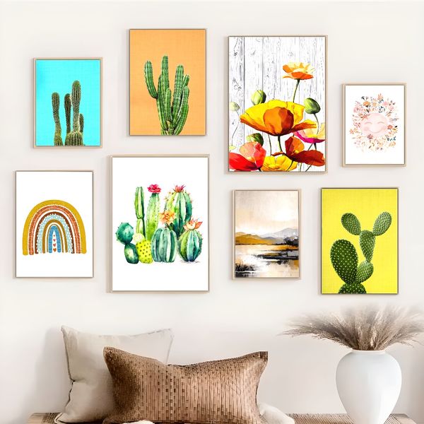 3 pieces Wooden Framed Canvas Poster Flowers, sun and rainbow poster, abstract art, Creative Waterproof Canvas Posters, Bedroom, Office
3 pieces Wooden Framed Canvas Poster Flowers, sun and rainbow poster, abstract art, Creative Waterproof Canvas Posters, Bedroom, Office