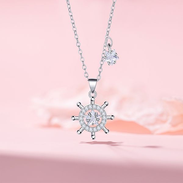 Retro Style Summer Anchor Pendant Necklace for Women - Uncommon Design Steel Collar Chain Accessory
Retro Style Summer Anchor Pendant Necklace for Women - Uncommon Design Steel Collar Chain Accessory