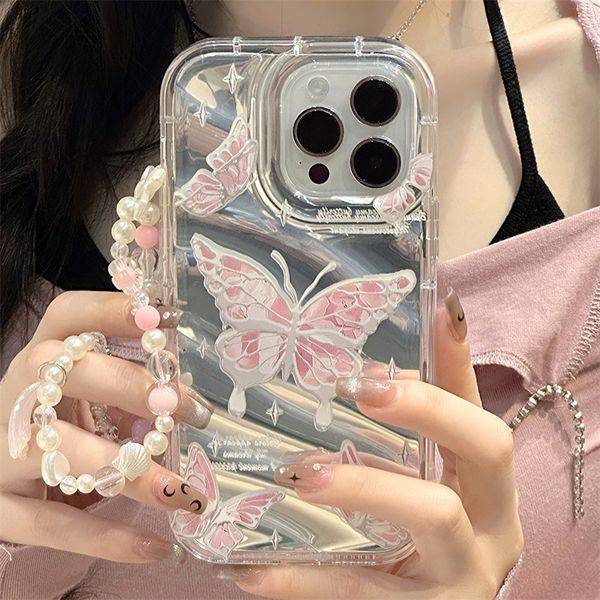 Glitter Bling Luxury Pink Butterfly Designer Full Coverage Protective TPU Phone Cover Girls Women Case For iPhone 16 Pro Max 15 14 13 12 11 Pro Max XR X/XS Max With Charm, Silver
Glitter Bling Luxury Pink Butterfly Designer Full Coverage Protective TPU Phone Cover Girls Women Case For iPhone 16 Pro Max 15 14 13 12 11 Pro Max XR X/XS Max With Charm, Silver