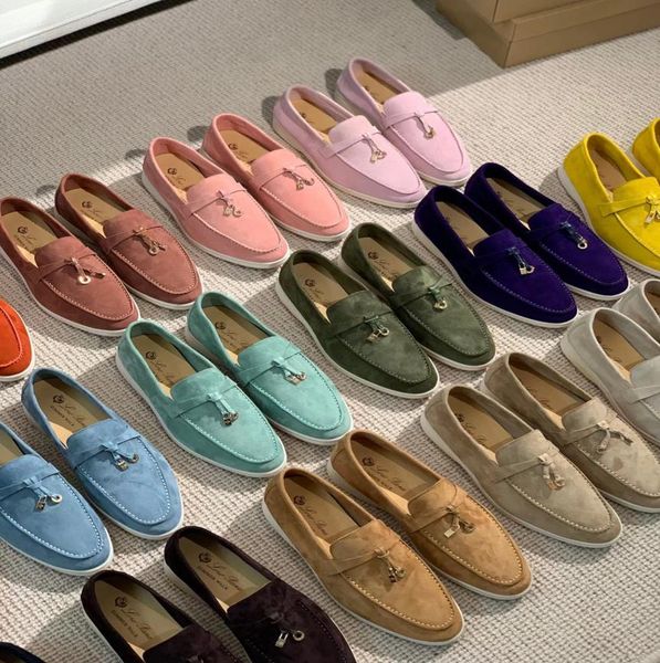 Summer Charms Dress Shoes Walk suede loafers shoes factory footwear Genuine men and women casual Slipon flats Vrouwen Desi2813767, Pink
Summer Charms Dress Shoes Walk suede loafers shoes factory footwear Genuine men and women casual Slipon flats Vrouwen Desi2813767, Pink