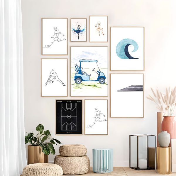 3 pieces Wooden Framed Canvas Poster modern, fashion, ball, playground, sports art, Creative Waterproof Canvas Posters, Bedroom, Office
3 pieces Wooden Framed Canvas Poster modern, fashion, ball, playground, sports art, Creative Waterproof Canvas Posters, Bedroom, Office