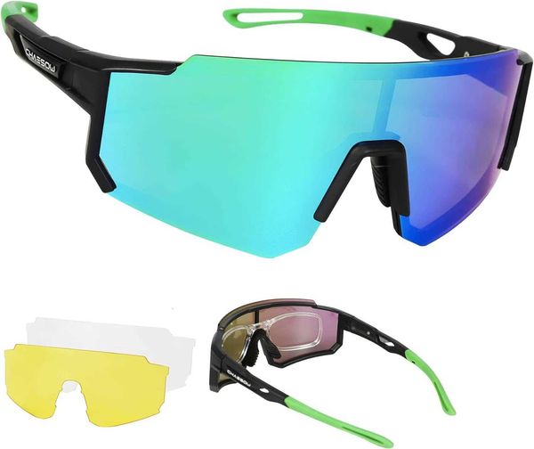 Cycling glasses polarized 3 interchangeable lenses UV bicycle sunglasses for men and women baseball sunglasses sports sunglasses E07H
Cycling glasses polarized 3 interchangeable lenses UV bicycle sunglasses for men and women baseball sunglasses sports sunglasses E07H