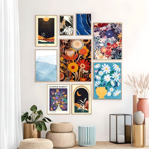 3 pieces Wooden Framed Canvas Poster Colorful decoration, modern and simple floral art, Creative Waterproof Canvas Posters, Bedroom, Office
3 pieces Wooden Framed Canvas Poster Colorful decoration, modern and simple floral art, Creative Waterproof Canvas Posters, Bedroom, Office