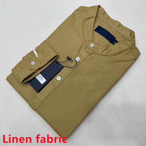 Men Designer Shirts Classic Small Horse Fashion Handsome Linen fabric shirts Embroidered Badge Business Casual Style Plus Size Plaid Patterns shirt blouse, H994-khaki
Men Designer Shirts Classic Small Horse Fashion Handsome Linen fabric shirts Embroidered Badge Business Casual Style Plus Size Plaid Patterns shirt blouse, H994-khaki
