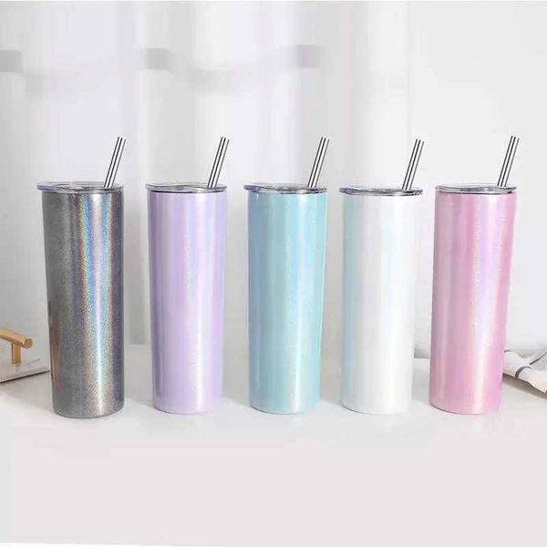 20oz car cup slim paint straight cup sublimation travel cup gsskinny cup straw bottle M241121