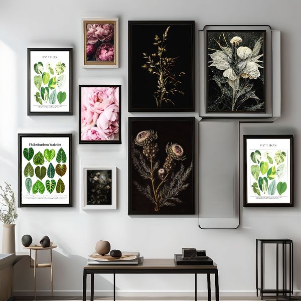 3 pieces Wooden Framed Canvas Poster Dark style decoration, floral art, retro posters, Creative Waterproof Canvas Posters, Bedroom, Office
3 pieces Wooden Framed Canvas Poster Dark style decoration, floral art, retro posters, Creative Waterproof Canvas Posters, Bedroom, Office