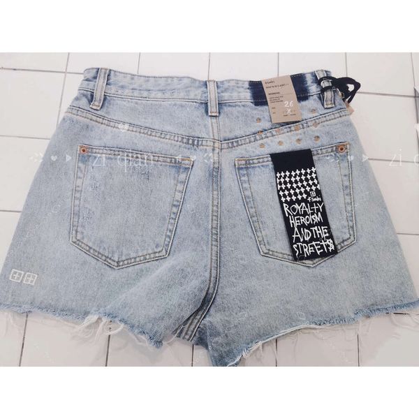 Ksubi Jerans Denim Shorts Women's Light Blue High Waisted Loose Thin With Holes And Tassels Summer Sexy Hot Pants 331 e9, A-14
Ksubi Jerans Denim Shorts Women's Light Blue High Waisted Loose Thin With Holes And Tassels Summer Sexy Hot Pants 331 e9, A-14