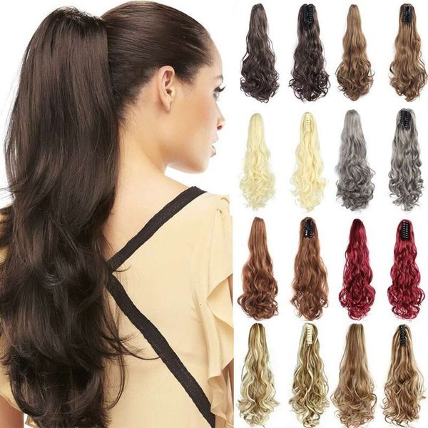 

Hot Selling Wigs in Foreign Trade, Women's Ponytail Wigs, Long Curly Hair, Large Waves, Cross-border Products, Spot Wholesale of Curly Ponytails