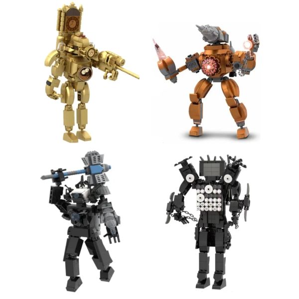 MOC Blocks Skibidi Toilet Man Building Blocks Toys Titan Clock Man Female TV personality Model Sets Of Decoration Diy Toy For Kids Gift
MOC Blocks Skibidi Toilet Man Building Blocks Toys Titan Clock Man Female TV personality Model Sets Of Decoration Diy Toy For Kids Gift