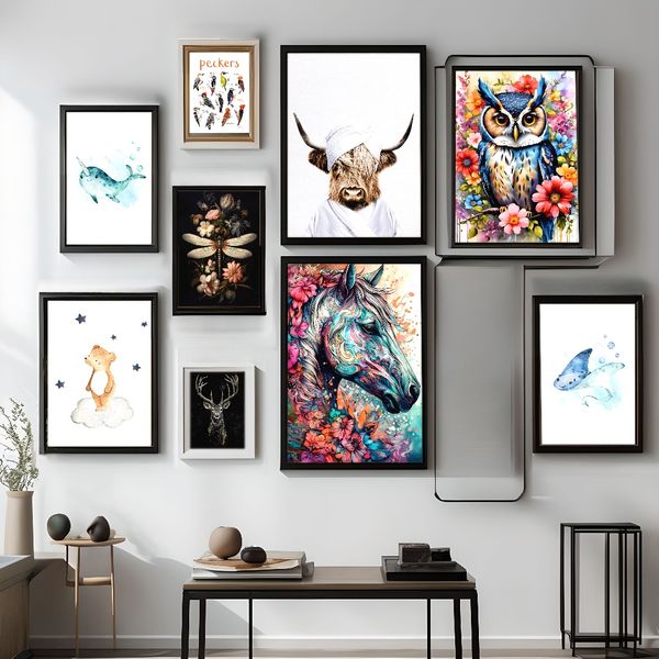 3 pieces Wooden Framed Canvas Poster Animals art, colorful posters, Creative Waterproof Canvas Posters, Bedroom, Office, Living Room, Cafe
3 pieces Wooden Framed Canvas Poster Animals art, colorful posters, Creative Waterproof Canvas Posters, Bedroom, Office, Living Room, Cafe