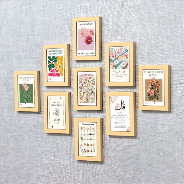 3 pieces Wooden Framed Canvas Poster Islamic art, motivational quotes and floral posters, Creative Waterproof Canvas Posters, Bedroom
3 pieces Wooden Framed Canvas Poster Islamic art, motivational quotes and floral posters, Creative Waterproof Canvas Posters, Bedroom