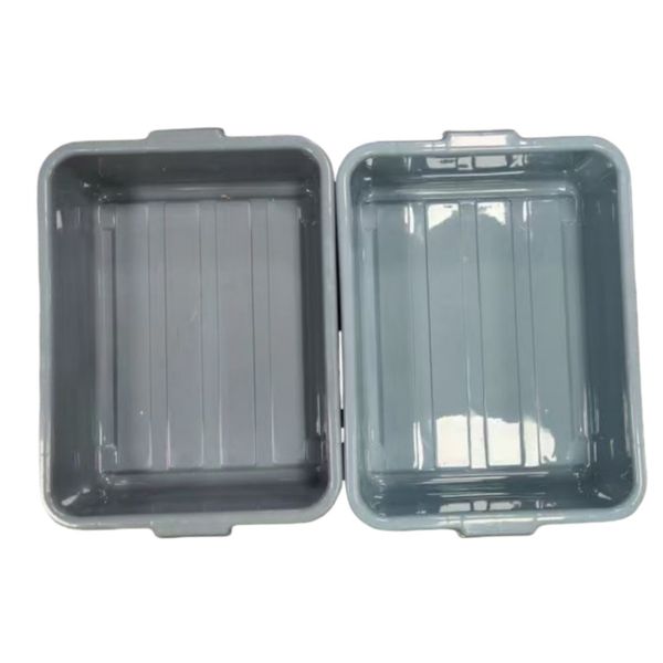 Restaurant-Quality Grey Plastic Meat Tote Box Perfect Utility for Kitchen Cleanup & Organization
Restaurant-Quality Grey Plastic Meat Tote Box Perfect Utility for Kitchen Cleanup & Organization