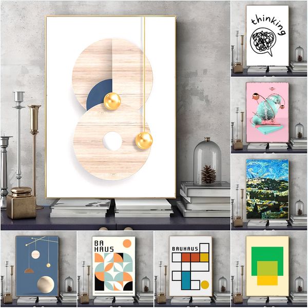 3 pieces Wooden Framed Canvas Poster Abstract art, geometric poster, Creative Waterproof Canvas Posters, Bedroom, Office, Living Room, Cafe,Bar,Bathroom
3 pieces Wooden Framed Canvas Poster Abstract art, geometric poster, Creative Waterproof Canvas Posters, Bedroom, Office, Living Room, Cafe,Bar,Bathroom