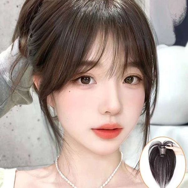 Liu Hai Wig Women's Head Top Repair Hair Light and Thin, Traceless True Hair High Head Top Increase Hair Volume Covering White Hair French Fake Liu Hai
Liu Hai Wig Women's Head Top Repair Hair Light and Thin, Traceless True Hair High Head Top Increase Hair Volume Covering White Hair French Fake Liu Hai