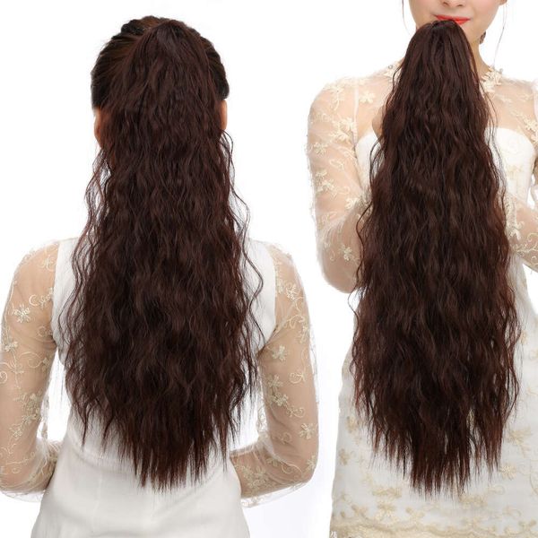 the Wig's Ponytail is Natural and Realistic, with A Gripping Style of Fluffy Corn Whiskers and Female Claw Clips. the Wig's Corn Whiskers Are Ironed Into A
the Wig's Ponytail is Natural and Realistic, with A Gripping Style of Fluffy Corn Whiskers and Female Claw Clips. the Wig's Corn Whiskers Are Ironed Into A