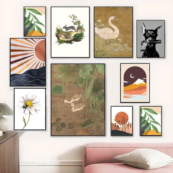 2 pieces Wooden Framed Canvas Poster Sun Moon Landscape Art, Creative Waterproof Canvas Posters, Bedroom, Office, Living Room, Cafe, Bar
2 pieces Wooden Framed Canvas Poster Sun Moon Landscape Art, Creative Waterproof Canvas Posters, Bedroom, Office, Living Room, Cafe, Bar