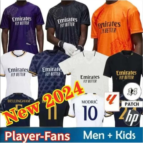 

BELLINGHAM Soccer Jerseys 23 24 Y-3 Football Shirt VINI JR CAMAVINGA ALABA HAZARD ASENSIO MODRIC MARCELO REAL MADRIDS Final Football Jerseys Camiseta Men Kids Kit, 24 25 third