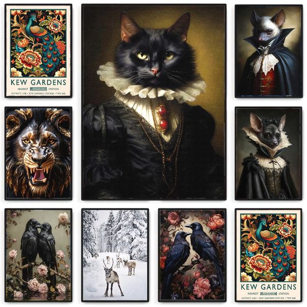 1 piece unframed painting print,gothic romantic crow, occult witchcraft art, gothic art, halloween gift,creative waterproof canvas poster
1 piece unframed painting print,gothic romantic crow, occult witchcraft art, gothic art, halloween gift,creative waterproof canvas poster