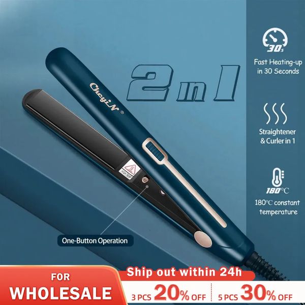 CkeyiN Mini Flat 2 in 1 Straightener and Curler Portable Straightening Iron Constant Temperature Hair Crimper 240411, Hs353b
CkeyiN Mini Flat 2 in 1 Straightener and Curler Portable Straightening Iron Constant Temperature Hair Crimper 240411, Hs353b