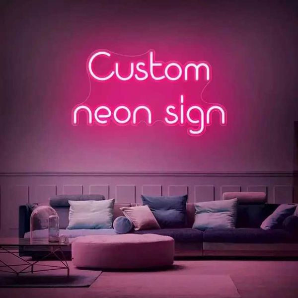 Personalized Outdoor led letters custom led neon Sign letters LED custom neon sign custom for smoke shop coffee Indoor Z241123