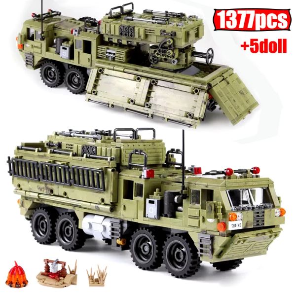 1377pcs Blocks City WW2 Military Scorpio Heavy Truck Bricks Model Technical MOC transport truck Soldier Building Blocks Toys For kids
1377pcs Blocks City WW2 Military Scorpio Heavy Truck Bricks Model Technical MOC transport truck Soldier Building Blocks Toys For kids