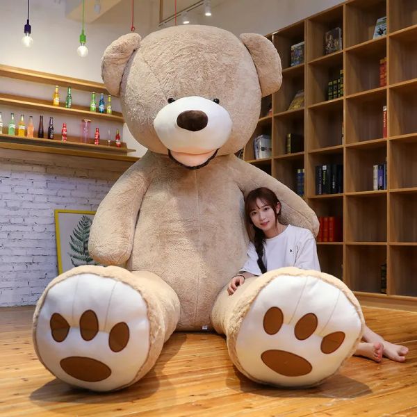 100260cm Cushions 6 Colors America Giant Bear Plush Toys Soft Teddy Skin Coat Popular Birthday Valentine's Gifts Girls Kid's Gift, Orange
100260cm Cushions 6 Colors America Giant Bear Plush Toys Soft Teddy Skin Coat Popular Birthday Valentine's Gifts Girls Kid's Gift, Orange
