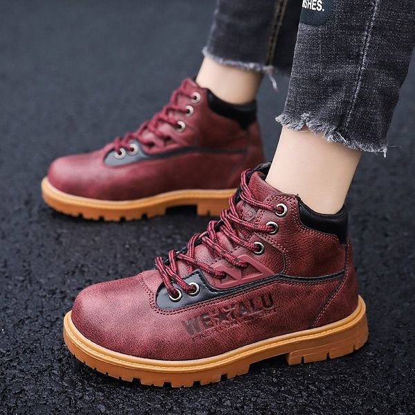 Kids New Spring Autumn Child Single Boys Casual Leather Retro Short Boots Children Shoes, Brown
Kids New Spring Autumn Child Single Boys Casual Leather Retro Short Boots Children Shoes, Brown