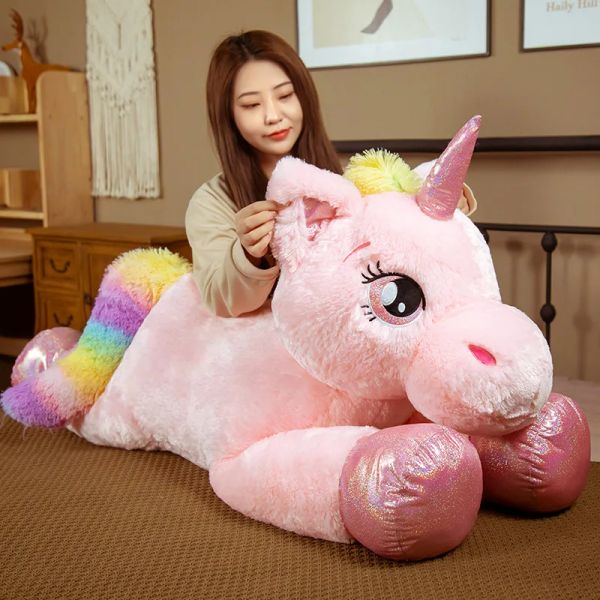 Size Cushions Big Rainbow Unicorn Plush Toys Kawaii Kids Toys Stuffed Cartoon Animal Baby Doll Children Christmas Birthday Gift, Coffee
Size Cushions Big Rainbow Unicorn Plush Toys Kawaii Kids Toys Stuffed Cartoon Animal Baby Doll Children Christmas Birthday Gift, Coffee